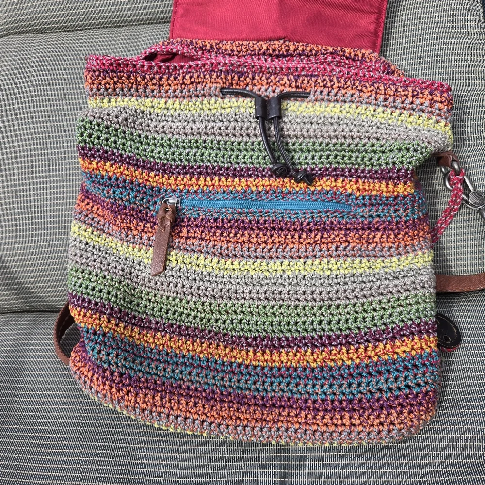 The Sak Avalon Crochet Backpack